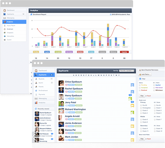 Applicants in FinalsiteApply Applicants in FinalsiteApply